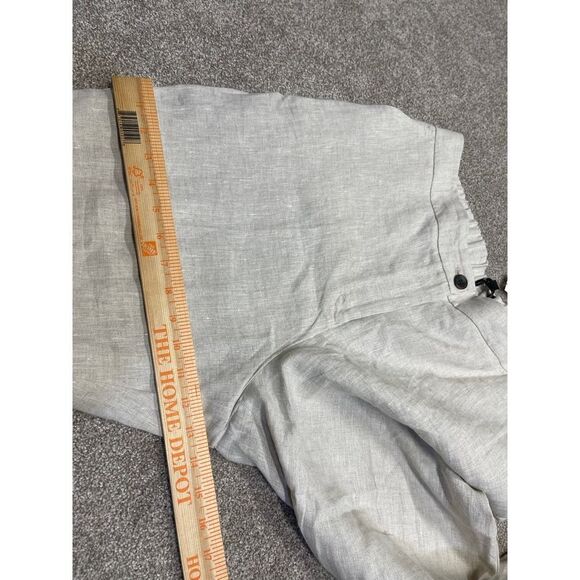 Talbots wide leg trouser women sz 16P high rise linen lightweight Beach $119 nwt - Picture 6 of 12